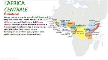 Quali sono i Paesi dell'africa centrale?