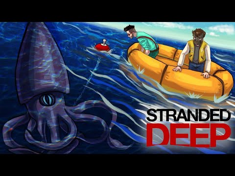 Видео: ВСТРЕТИЛИ ОГРОМНОГО КРАКЕНА! НАМ ЕГО НЕ ПОБЕДИТЬ! Stranded Deep