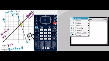 Solve Linear System with TI-Nspire Video 2