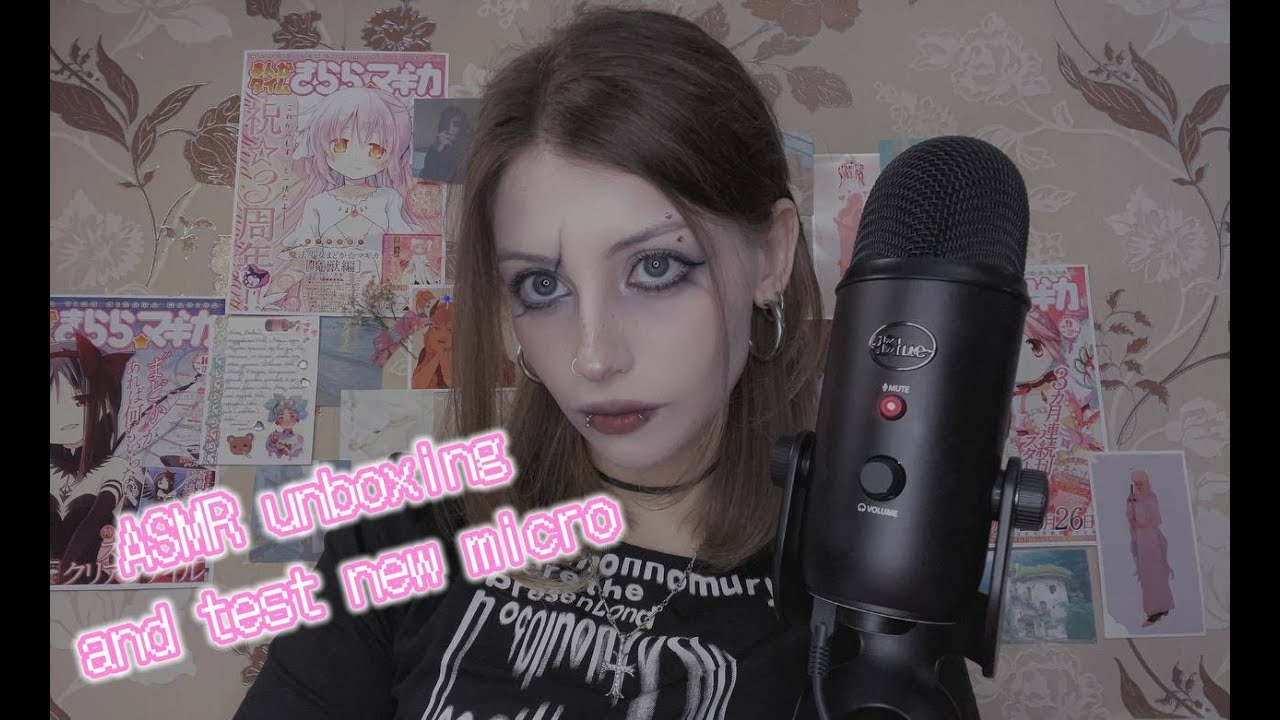 ASMR unboxing and test new micro ♡( ◡‿◡ ) АСМР распактовка и тест нового микрофона