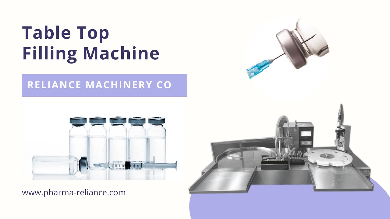 Vial Rocking Table Automatic table top 10ml glass vial RVFT filling crimping machine for ...