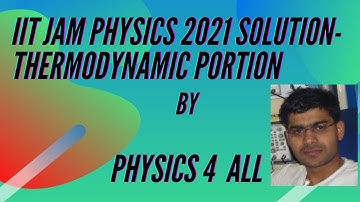 IIT JAM Physics 2021 solutions_thermodynamics portion