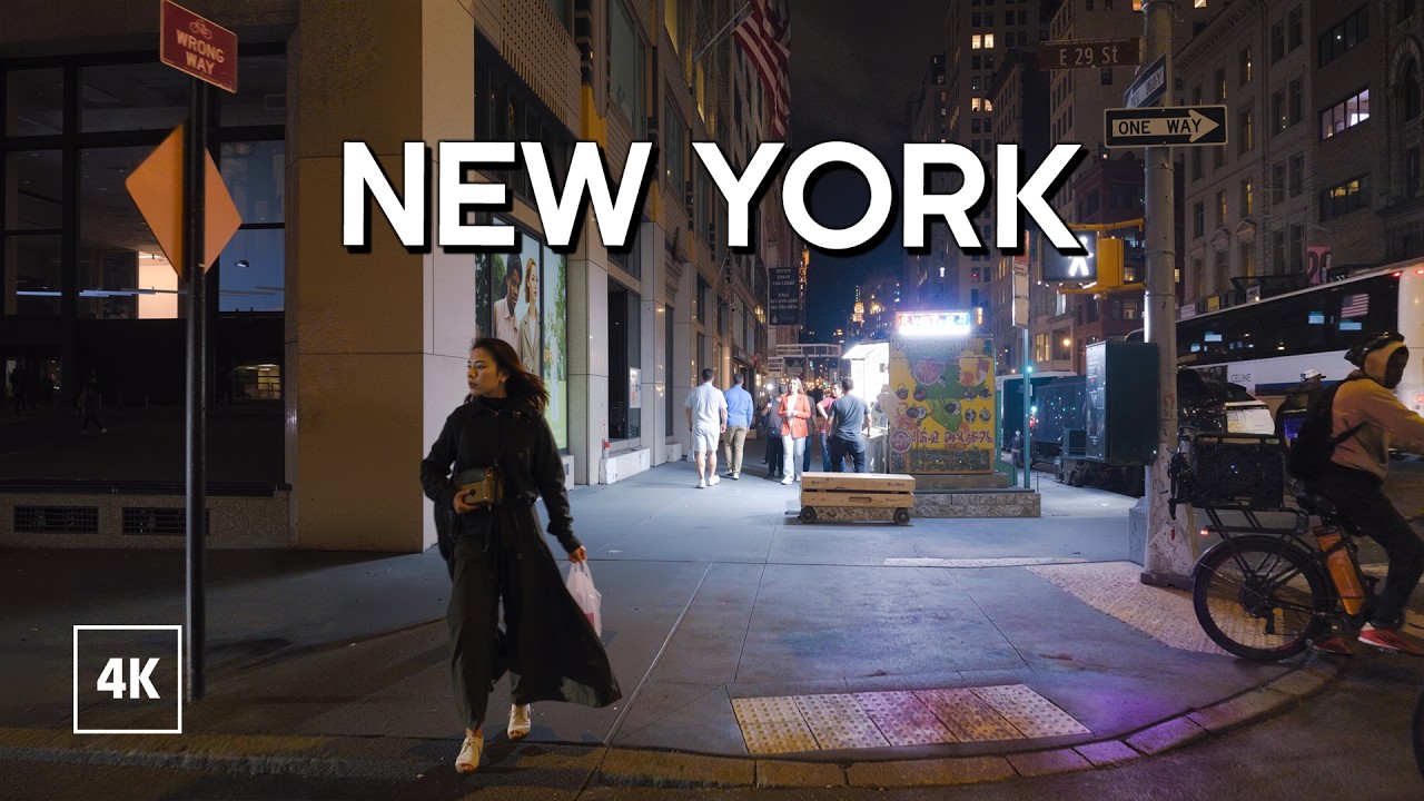 New York, Amerika Serikat | Jelajah Kota Malam 4K | 25 Sep 2026