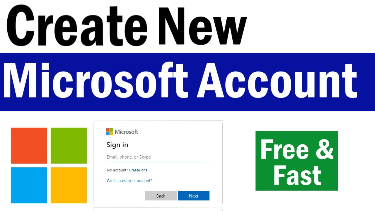 3 ways to create a Microsoft account from your browser