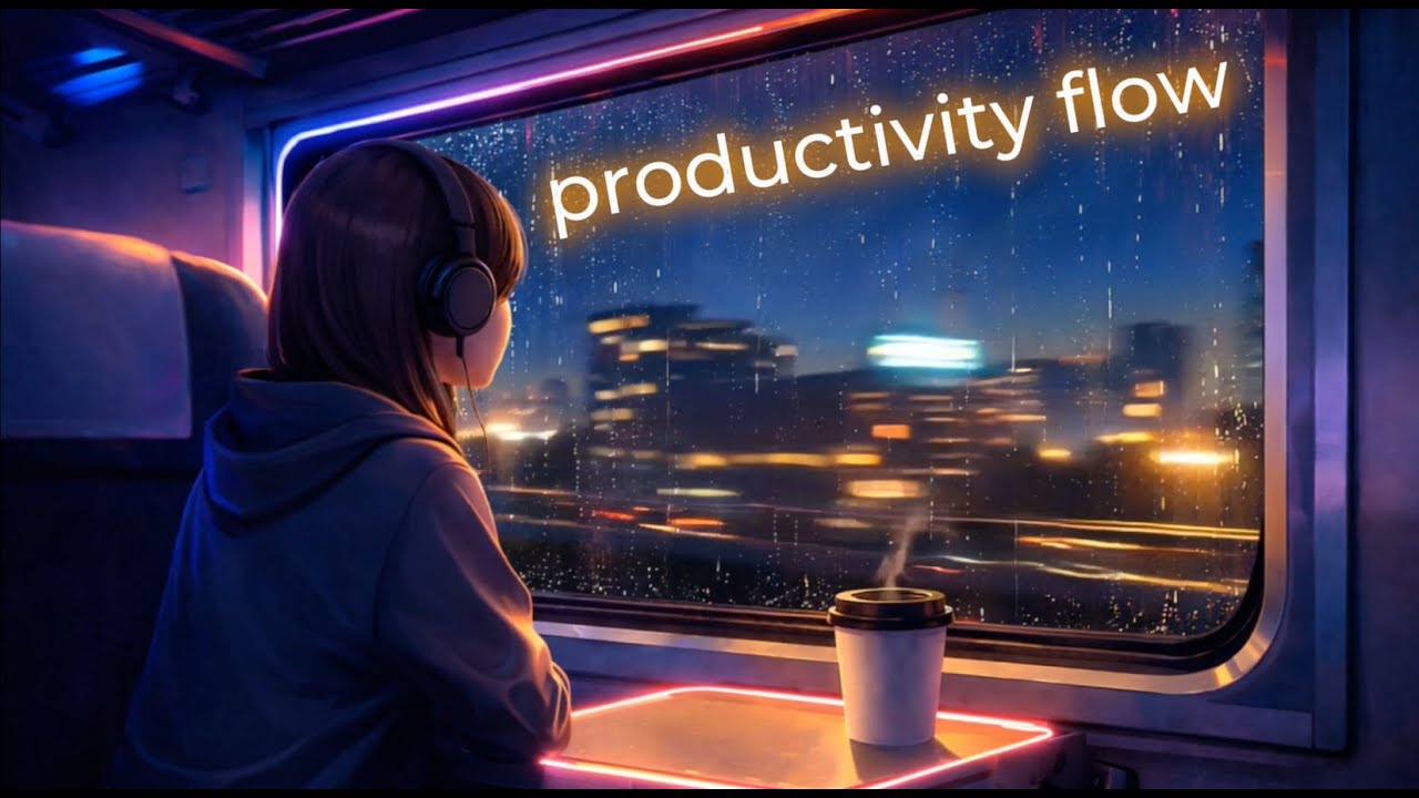 Rainy Flow LoFi Mix 🌧️🚆 | Music for Deep Focus & Productivity