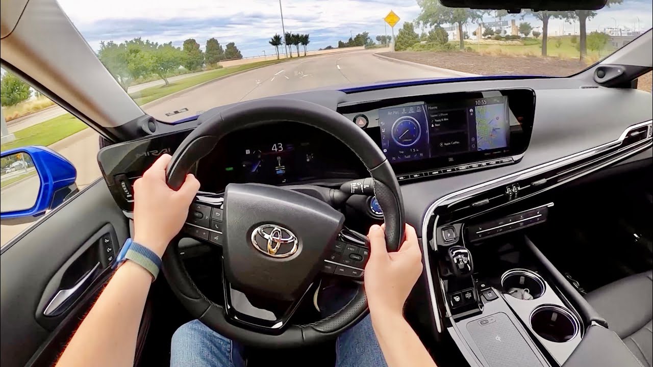 2022 Toyota Mirai Hydrogen Fuel Cell Vehicle   POV First Impressions