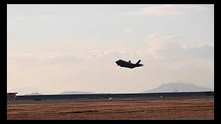 354 Aew F-35S Take Off From Iwakuni During Operation Iron Dagger