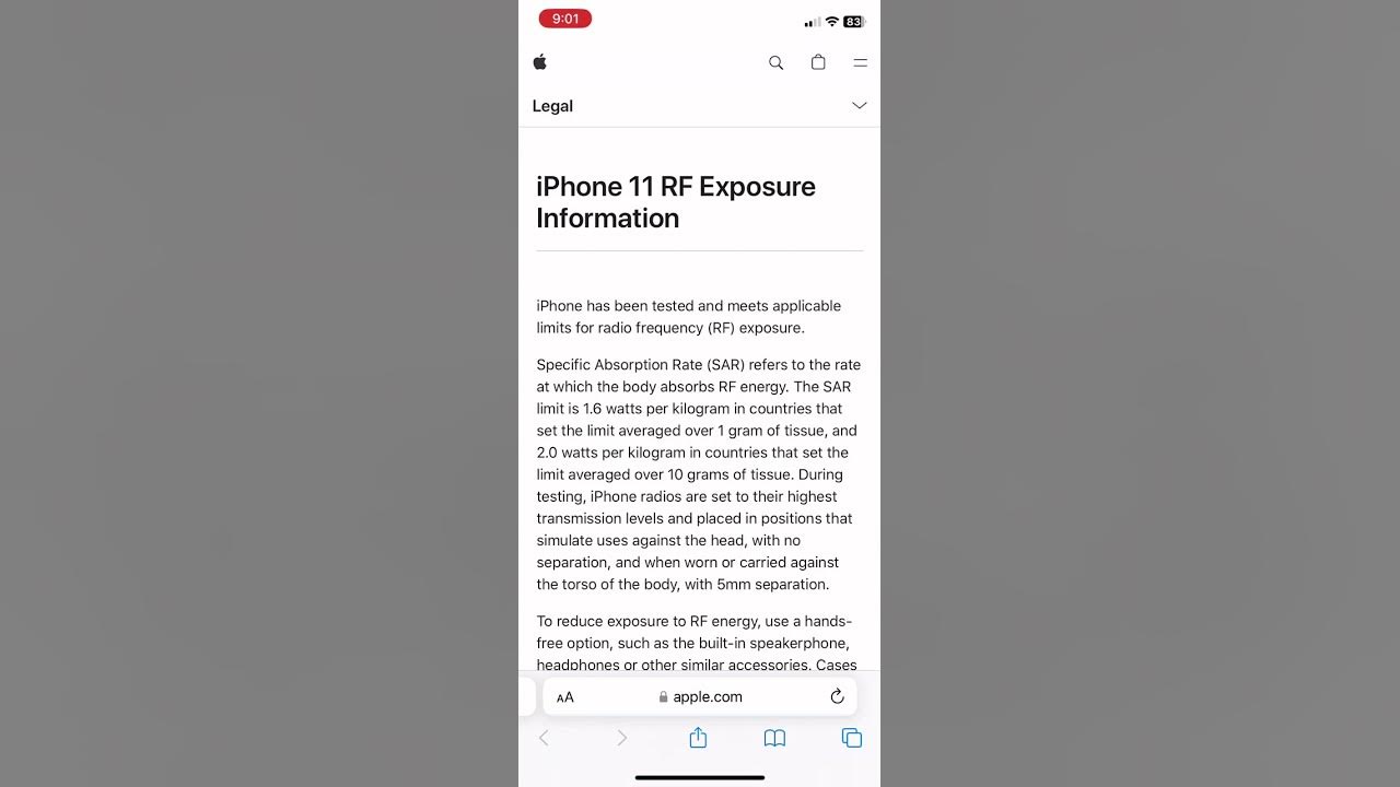 how-to-check-sar-value-in-iphone-shorts-youtube