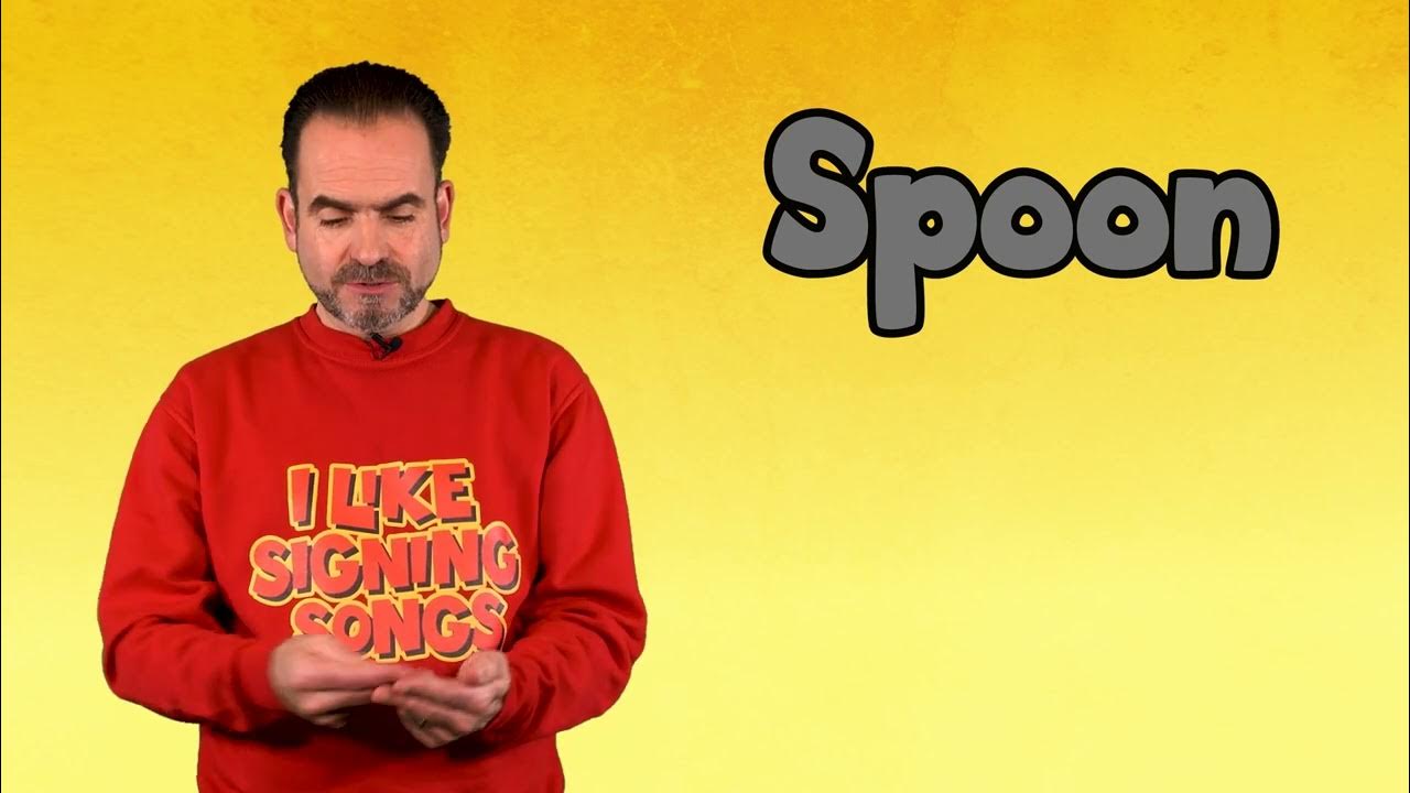 Sign SPOON ASL for SPOON SPOON in Sign Language Sign Language for