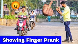 Showing Finger Prank | Part 10 | Prakash Peswani Prank |