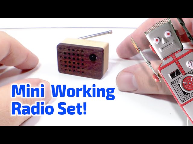 2011 MINI FM RADIO SET Working Miniature by Motz - YouTube