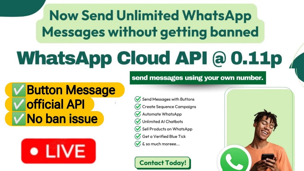 0.11 paisa message WhatsApp official api | Live Campaign  | WhatsApp business api panel