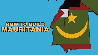 Mauritania - World Flag Map Tutorial [Part 64] [Minecraft]