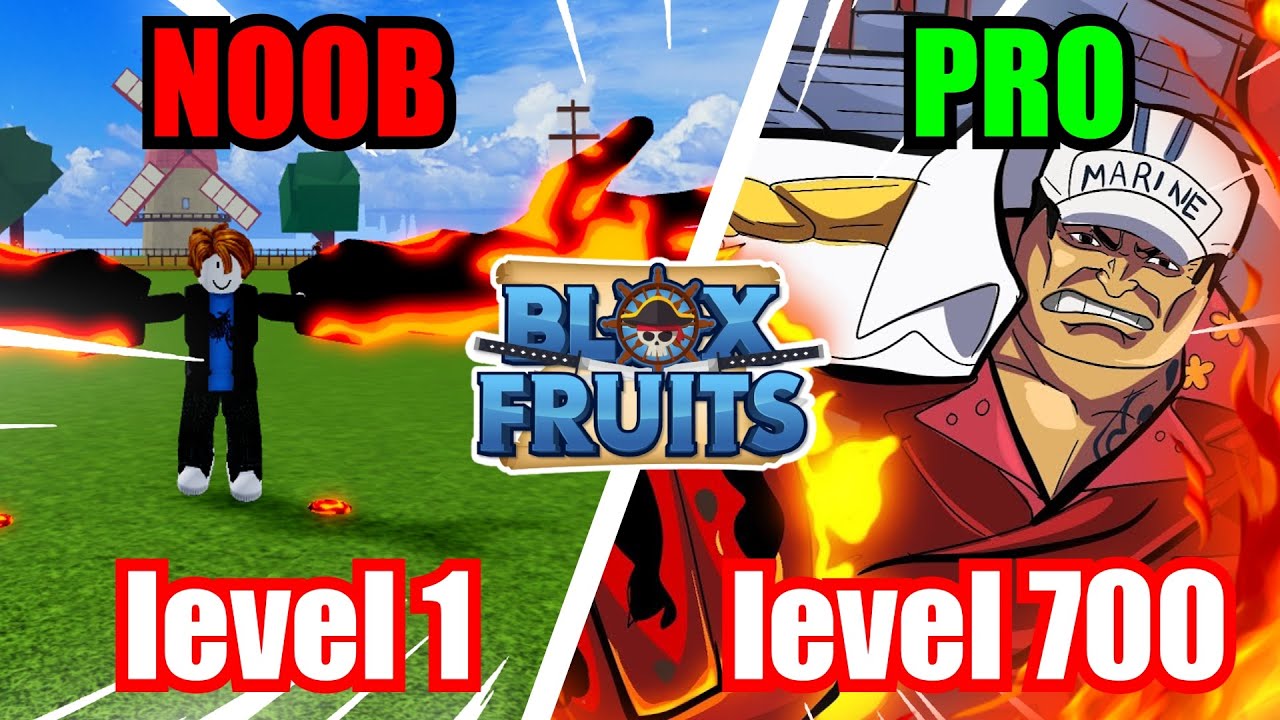 Bloxfruits Noob To Pro Using MAGMA Fruit REWORKED! - BiliBili