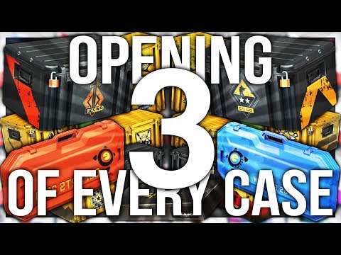 OPENING 3 OF EVERY CS:GO CASE EVER (87 CASE UNBOX)