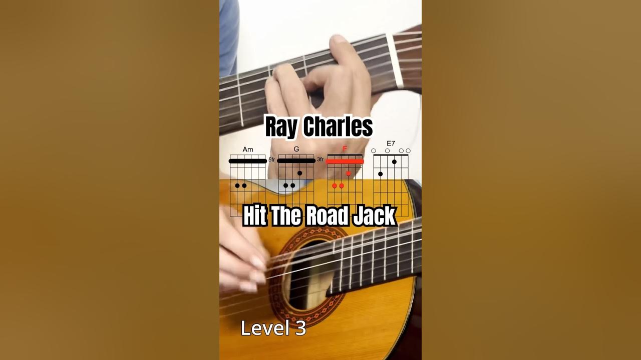 How to play Hit the Road Jack from Ray Charles in 3 levels ! How to play Hit the Road Jack from Ray Charles in 3 levels !