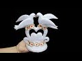 Birthday gift showpiece making at home (Best out of waste)//Gift item showpiece