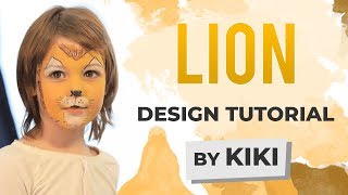 Lion Face Painting Tutorial