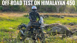 OFFROAD TEST ON HIMALAYAN 450 | PERFORMANCE MUST WATCH