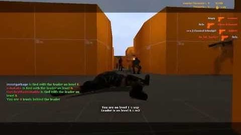 Screwing around in a Counterstrike Source gun game server