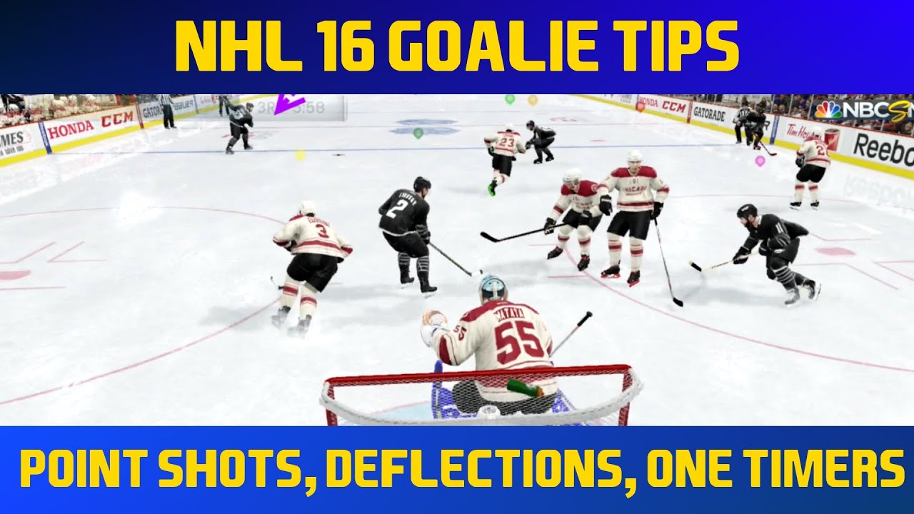 NHL 16 Goalie Tips - Point Shots 