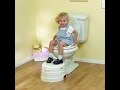 Review: Primo 4-In-1 Soft Seat Toilet Trainer and Step Stool White with Pastel Blue Seat