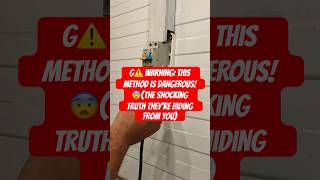 ⚠️ WARNING: This Method Is DANGEROUS! 😨(The Shocking Truth They're Hiding From You)#lifehacks #diy