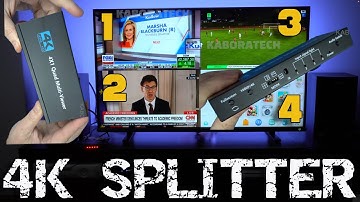 Quad Screen Multiviewer Spliter 4 X 1 4K