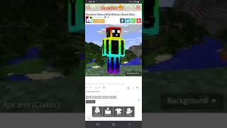 Download Minecraft Rainbow Slime skin / best skin ever #shorts