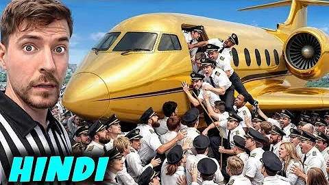 100 Pilots Fight For A Private Jet @MrBeast #mrbeast 