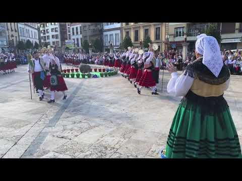 V&Iacute;DEO Bendición del primer mosto y Danza del Portal en Villaviciosa