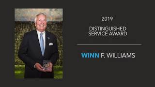 2019 Distinguished Service Award Winner Winn Williams