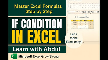 IF Condition in Microsoft Excel