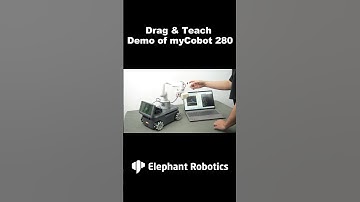 myCobot 280 | Are you ready to see the Drag & Teach feature of the robot arm in action? #robotics