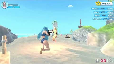 Bikini Beach Anime Girls Assault