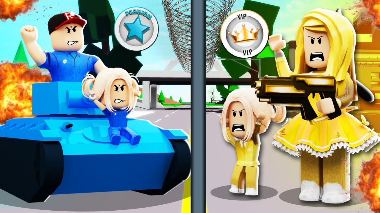 WOJNA Rodziny VIP vs Rodziny PREMIUM w Brookhaven...