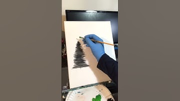 How to Paint: Basic Pine Trees / Beginner Level