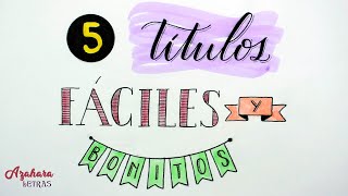 👩‍🏫 5 Títulos Fáciles y Bonitos para Trabajos y Apuntes - thptnganamst.edu.vn