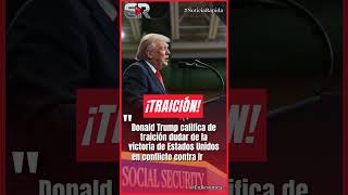TRUMP EXPLOTA CONTRA QUIENES DICEN QUE NO GANA LA GUERRA  #Ultimahora #shorts