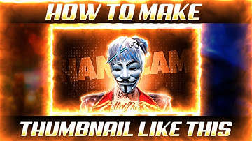 How to make thumbnail like @AloneboyFF  || free fire thumbnail tutorial || Gw Nasty..