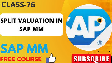 SPLIT VALUATION FULL OVERVIEW IN SAP MM||MAINTAIN DIFFERENT PRICES FOR 1 MATERIAL IN A SINGLE PLANT