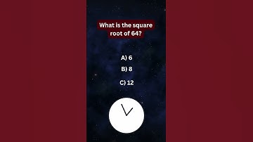 What is the square root of 64?