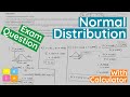 Normal Distribution Question - IB AI & AA SL Math - Normal CDF, Bell Curve, Conditional Probability