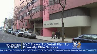 NYC Mayor To Detail Plan To Diversify Elite Schools