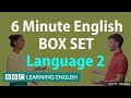 Box set 6 minute english  language 2 english megaclass 30 minutes of new vocabulary