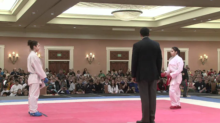 2012 USA-NKF US Open Female Elite Kumite -55 Kg Ca...