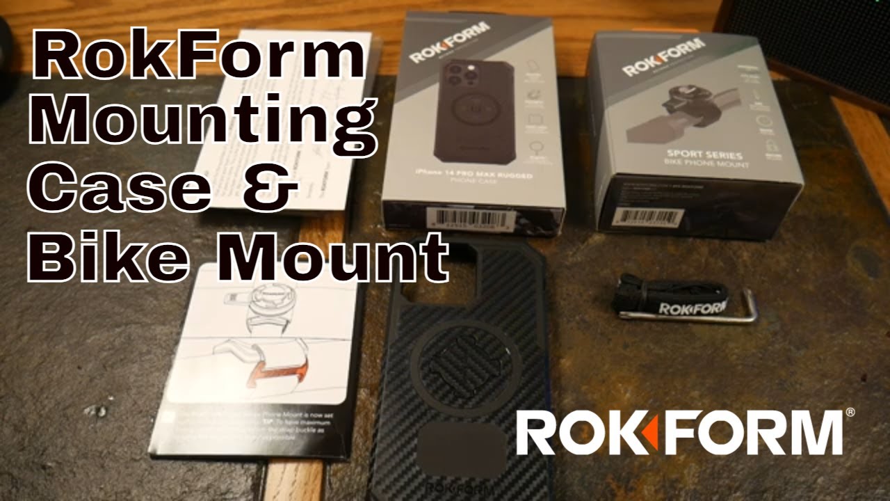 Rok Form Mount Case & Bike Mount iPhone 14 Pro Max Edition YouTube