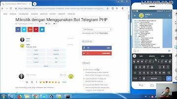 Cara Konfigurasi MIKBOTAM untuk Monitoring Mikrotik dengan Menggunakan Bot Telegram PHP