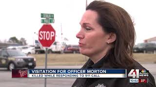 Community members, fellow officers gather to remember Officer Morton