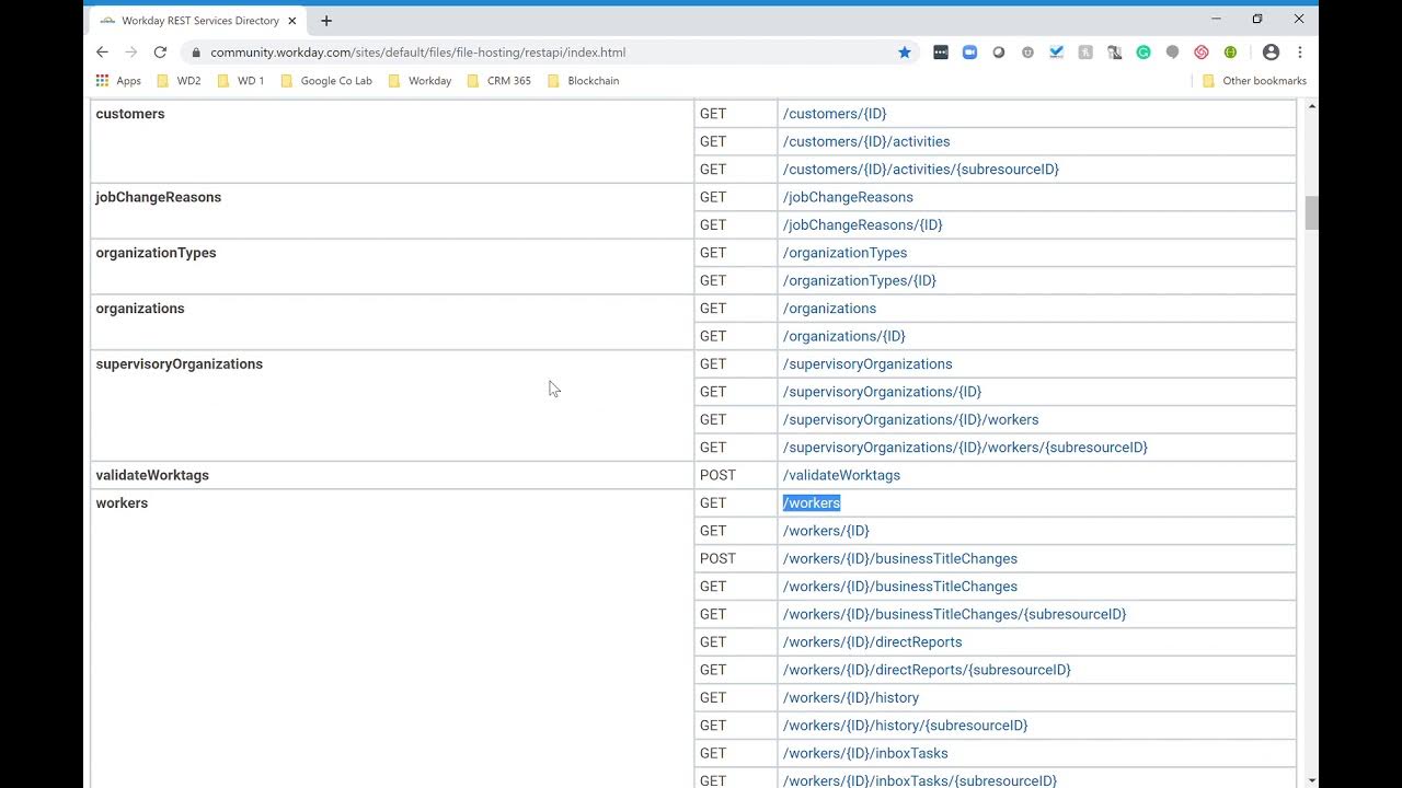 2 How to get to REST APIs in Workday YouTube